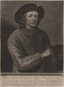 Thomas Britton, Engraved by John Simon, 1703